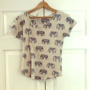 Elephant Print Shirt